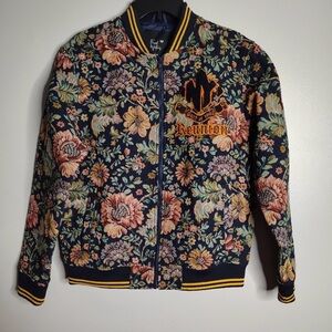 NWT - Fried Waters Floral Embroidered Bomber Jacket. The Tapestry Edition